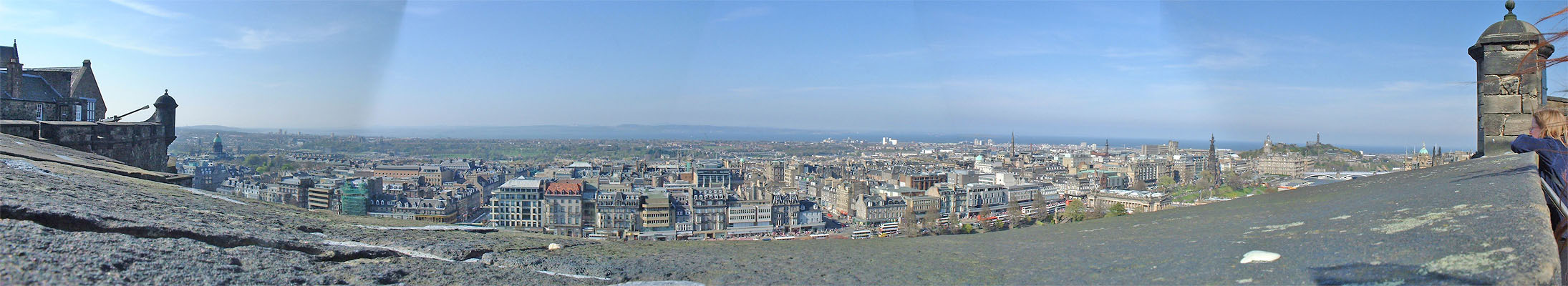 an image of The view from Edinburgh Castle