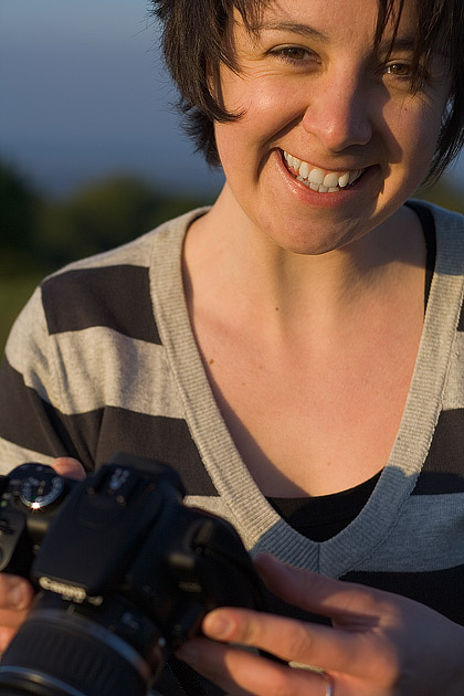 an image of Heather with her 400D