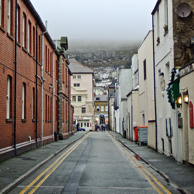 an image of Great Orme obscured by cloud