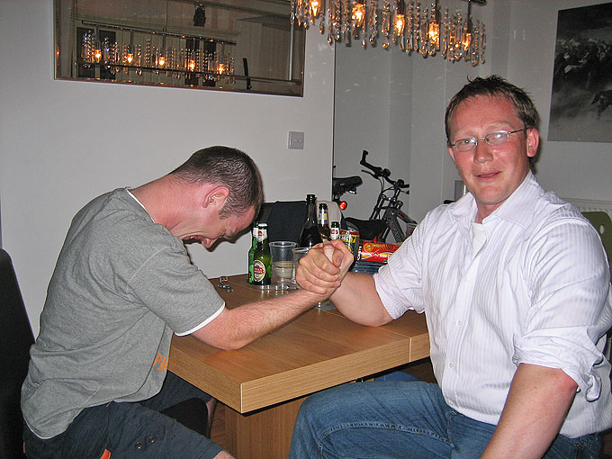 an image of Arm-wrestle: Phil and Pete 1