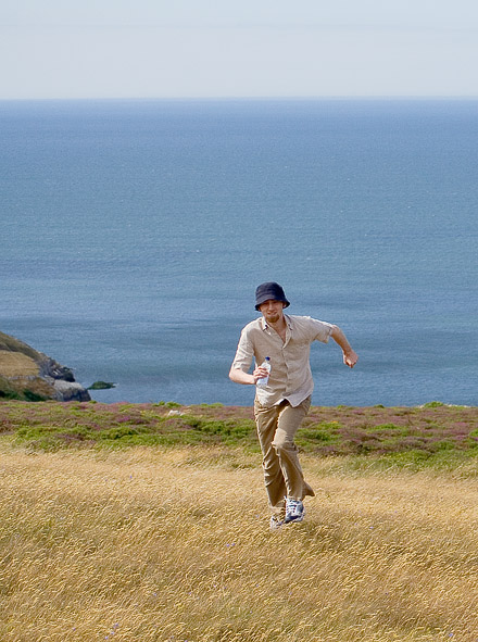 an image of Mike (Goodwin) running about for no apparent reason
