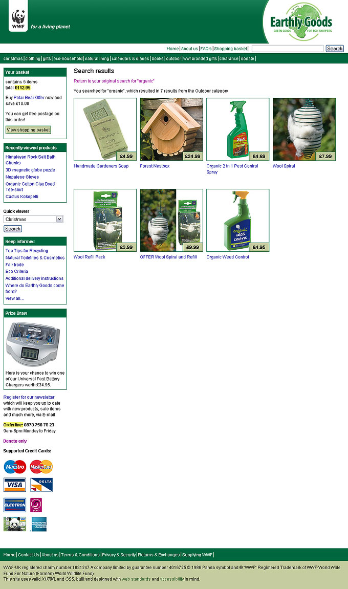 an image of The new WWF Earthly Goods product search (2)