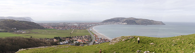 an image of Llandudno, as seen from the Little Orme