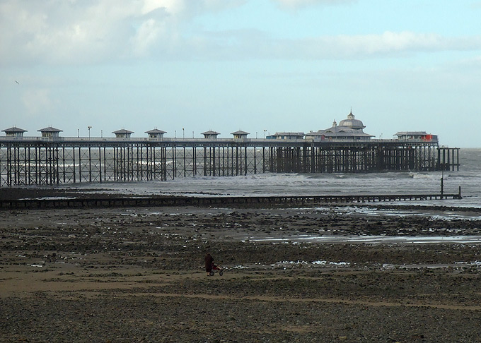 an image of Pier with tide out