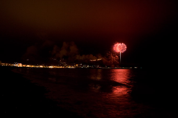 an image of Llandudno Fireworks 2008 - two