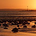 An image of Sunset over Anglesea seen from Llandudno